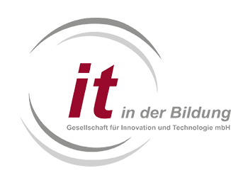 Logo und Link zur Webseite von "IT in der Bildung GmbH"