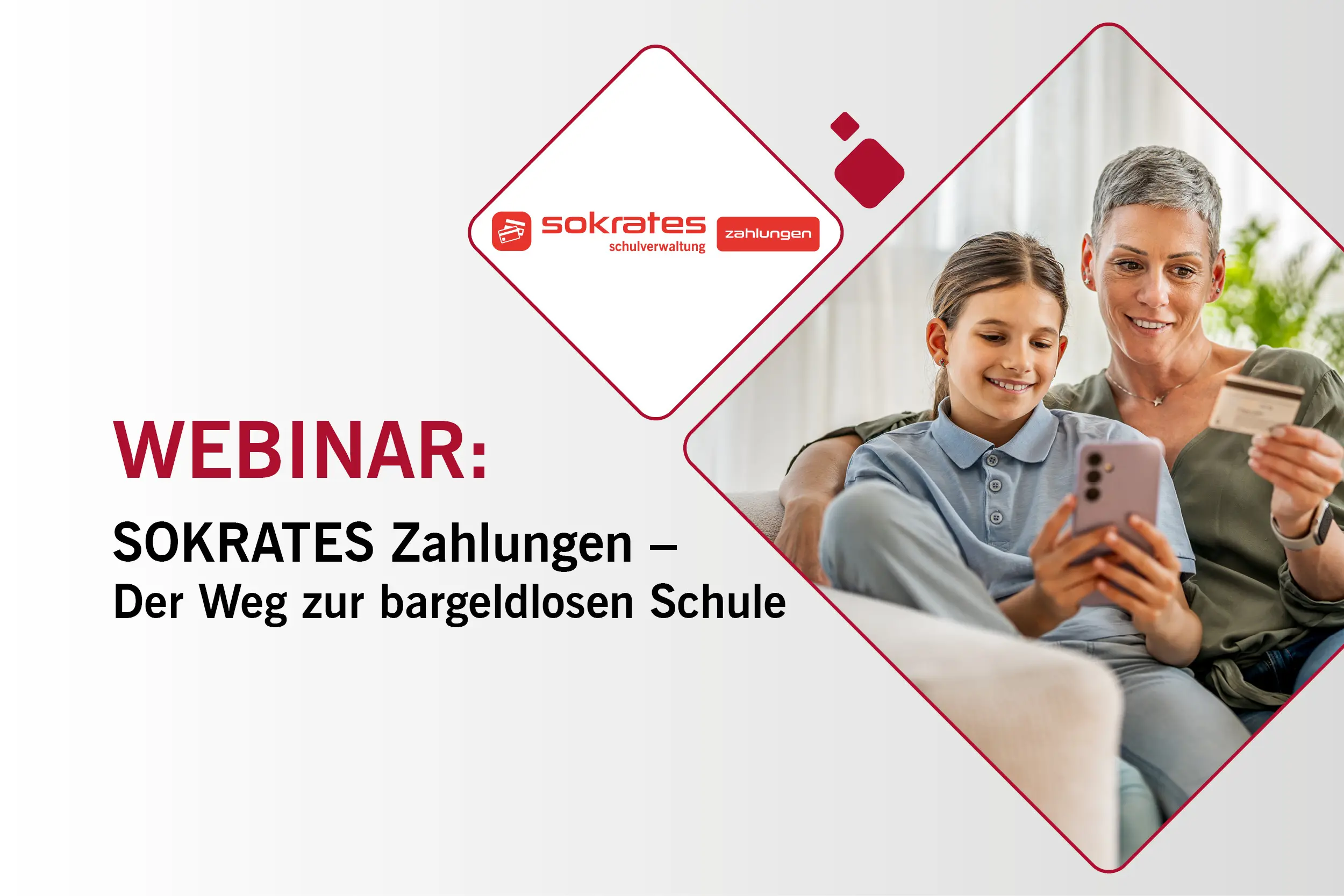 Webinar "SOKRATES Zahlungen – Der Weg zur bargeldlosen Schule"