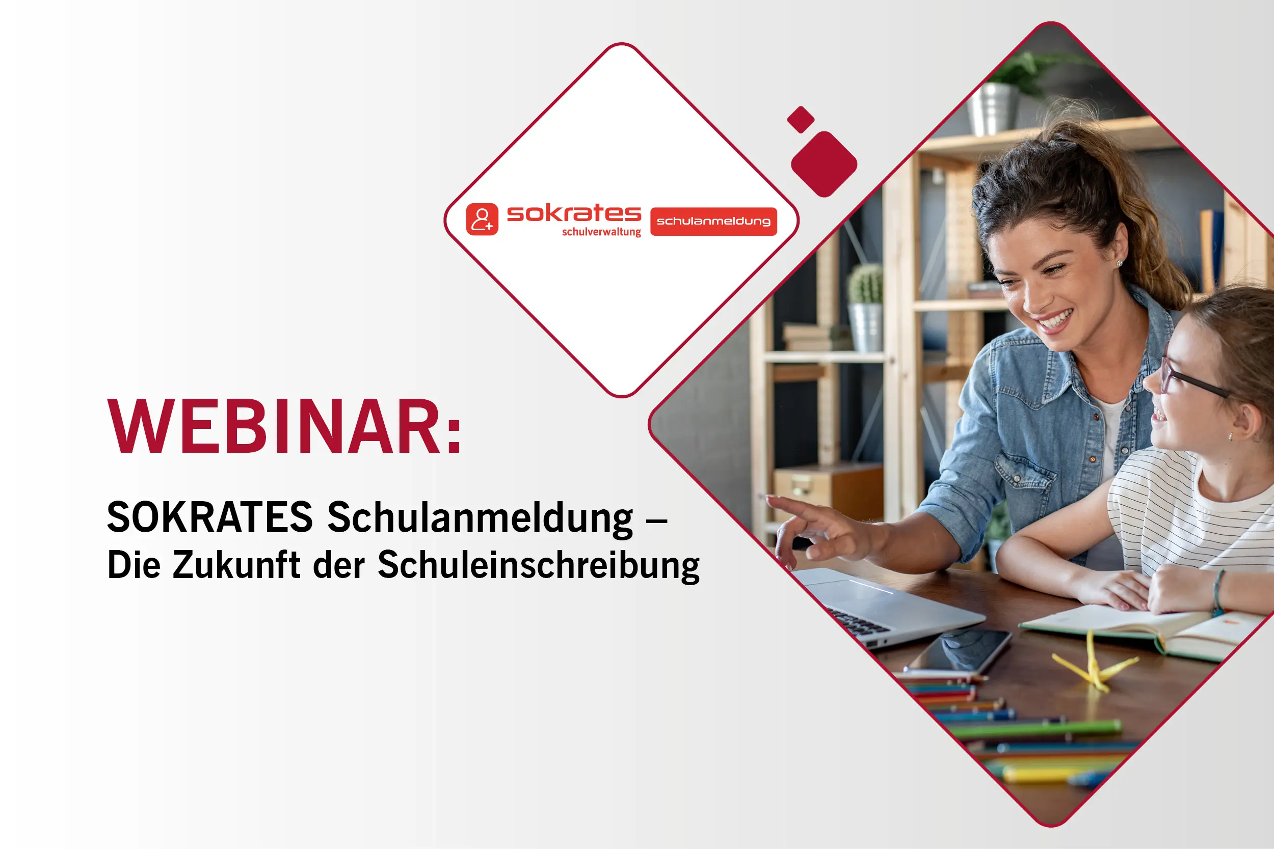 Webinar "SOKRATES Schulanmeldung – Die Zukunft der Schuleinschreibung" am 10. September 2026