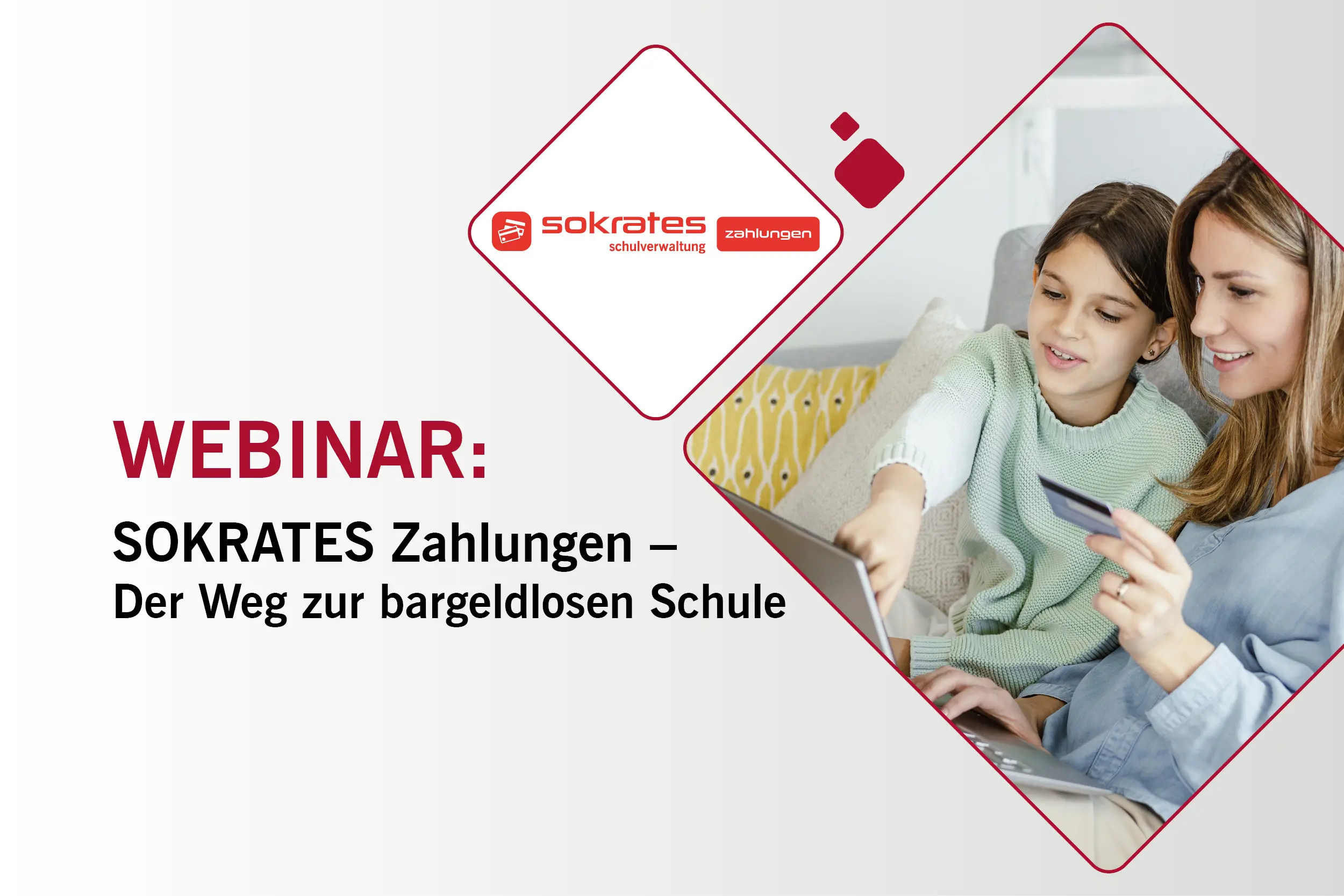 Webinar "SOKRATES Zahlungen – Der Weg zur bargeldlosen Schule"